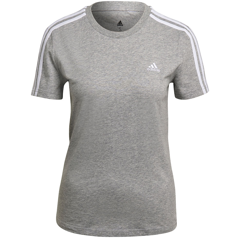 Koszulka damska adidas Essentials Slim T-shirt szara