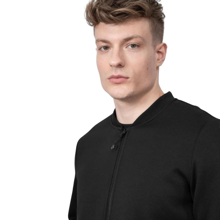 Bluza męska 4F głęboka czerń H4L22 BLM017 – ujęcie 8