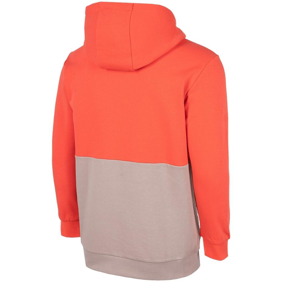 Bluza męska 4F pomarańcz neon H4Z22 BLM027 – ujęcie 2