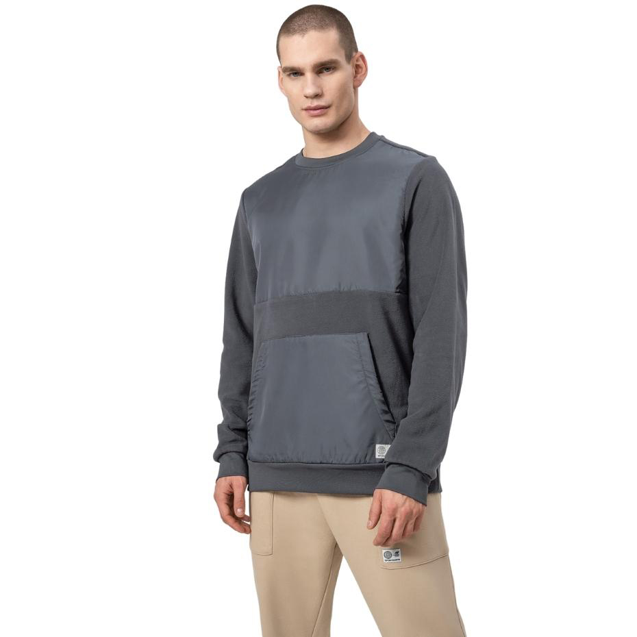 Bluza męska 4F szara H4Z22 BLM010 – ujęcie 3