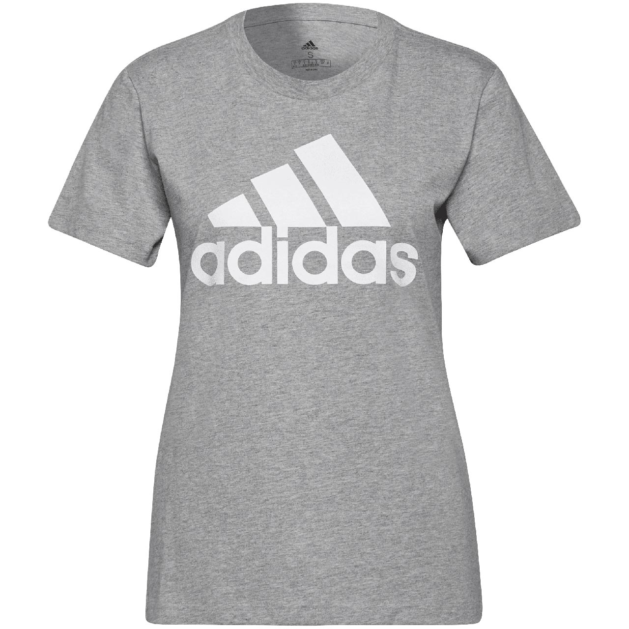 Koszulka damska adidas Loungewear Essentials Logo Tee szara