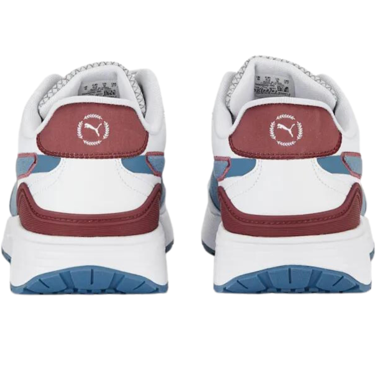 Buty damskie Puma Runtamed Plus biało-niebieskie – ujęcie 4