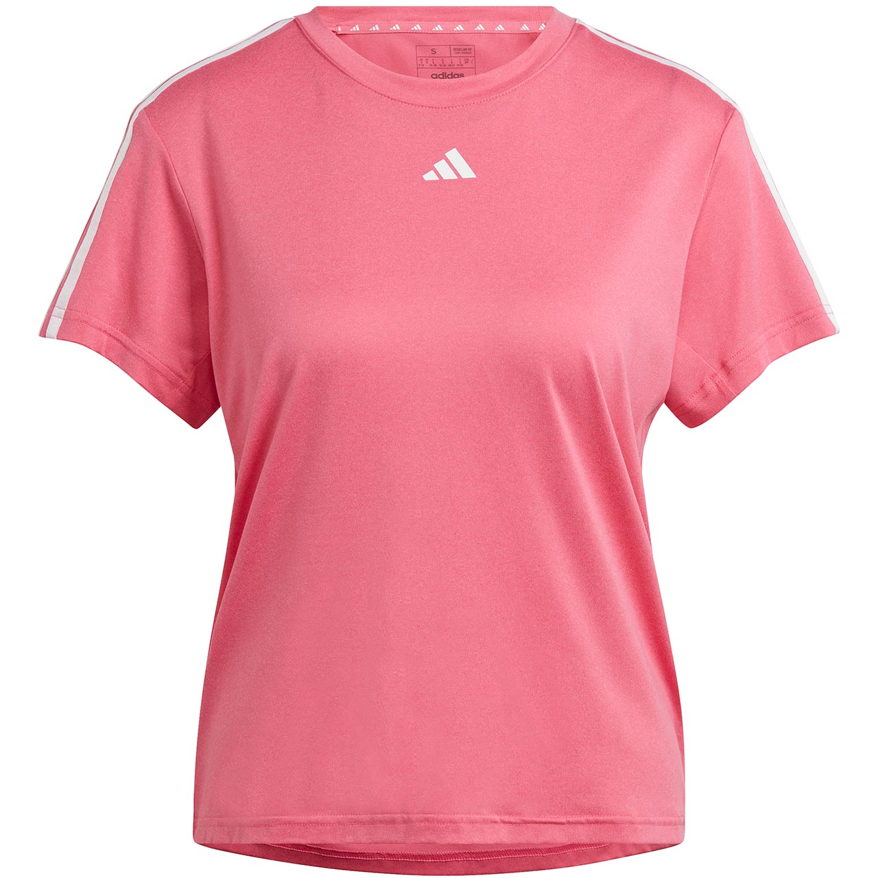 Koszulka damska adidas Aeroready Train Essentials 3-Stripes Tee różowa