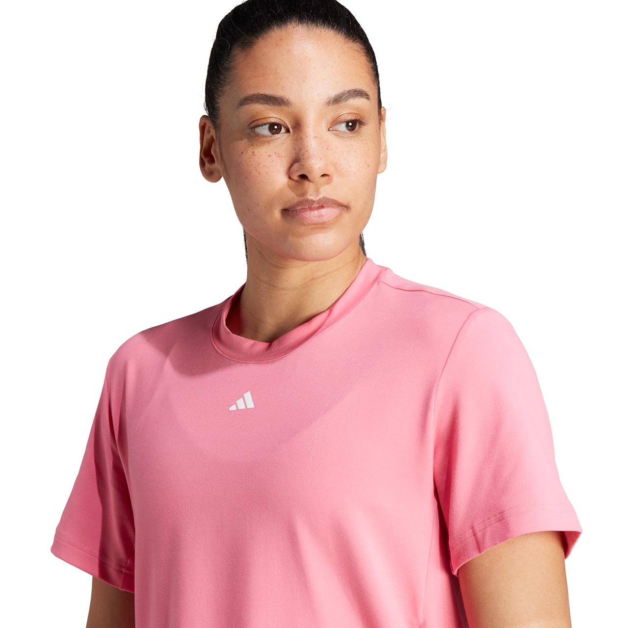 Koszulka damska adidas Versatile Tee różowa – ujęcie 6