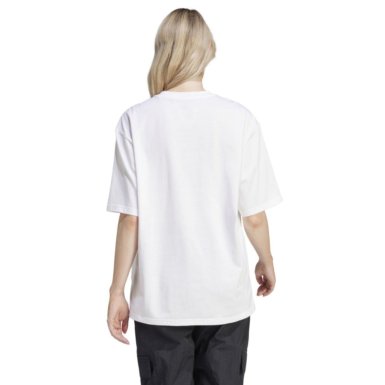 Koszulka damska adidas Flower Pack Badge of Sport biała – ujęcie 2