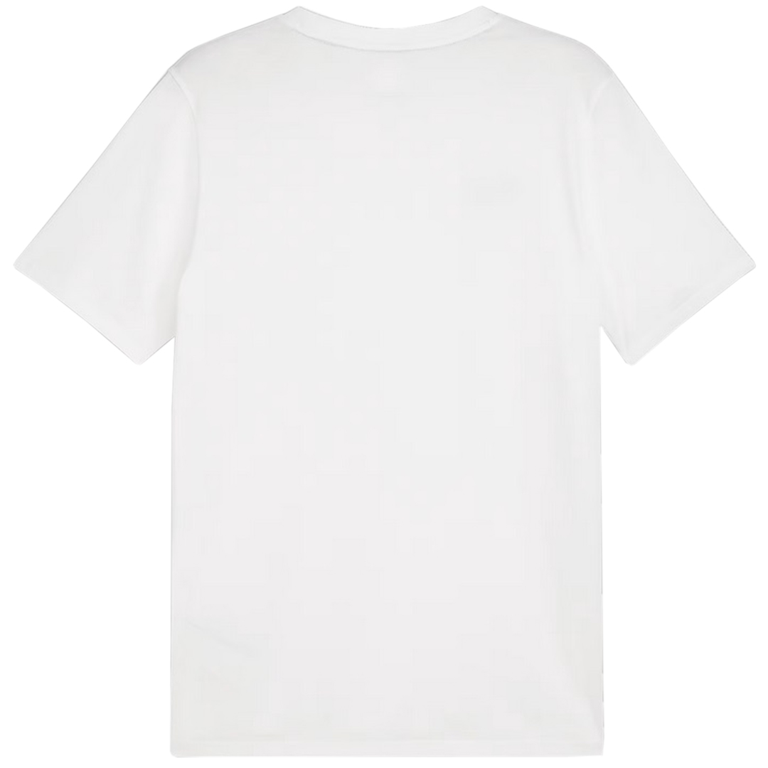 Koszulka męska Puma Team Goal Casuals Tee biała – ujęcie 2