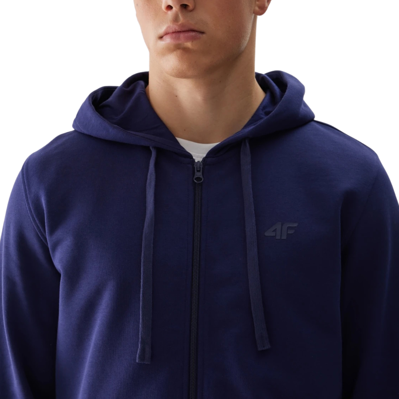 Bluza męska 4F M0951 granatowa 4FWSS24TSWSM0951 – ujęcie 4
