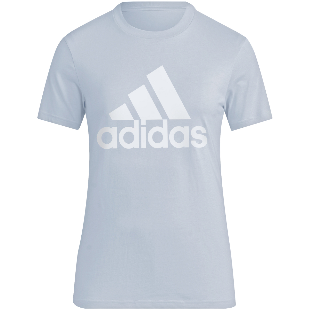 Koszulka damska adidas Loungewear Essentials Logo Tee niebieska – ujęcie 2