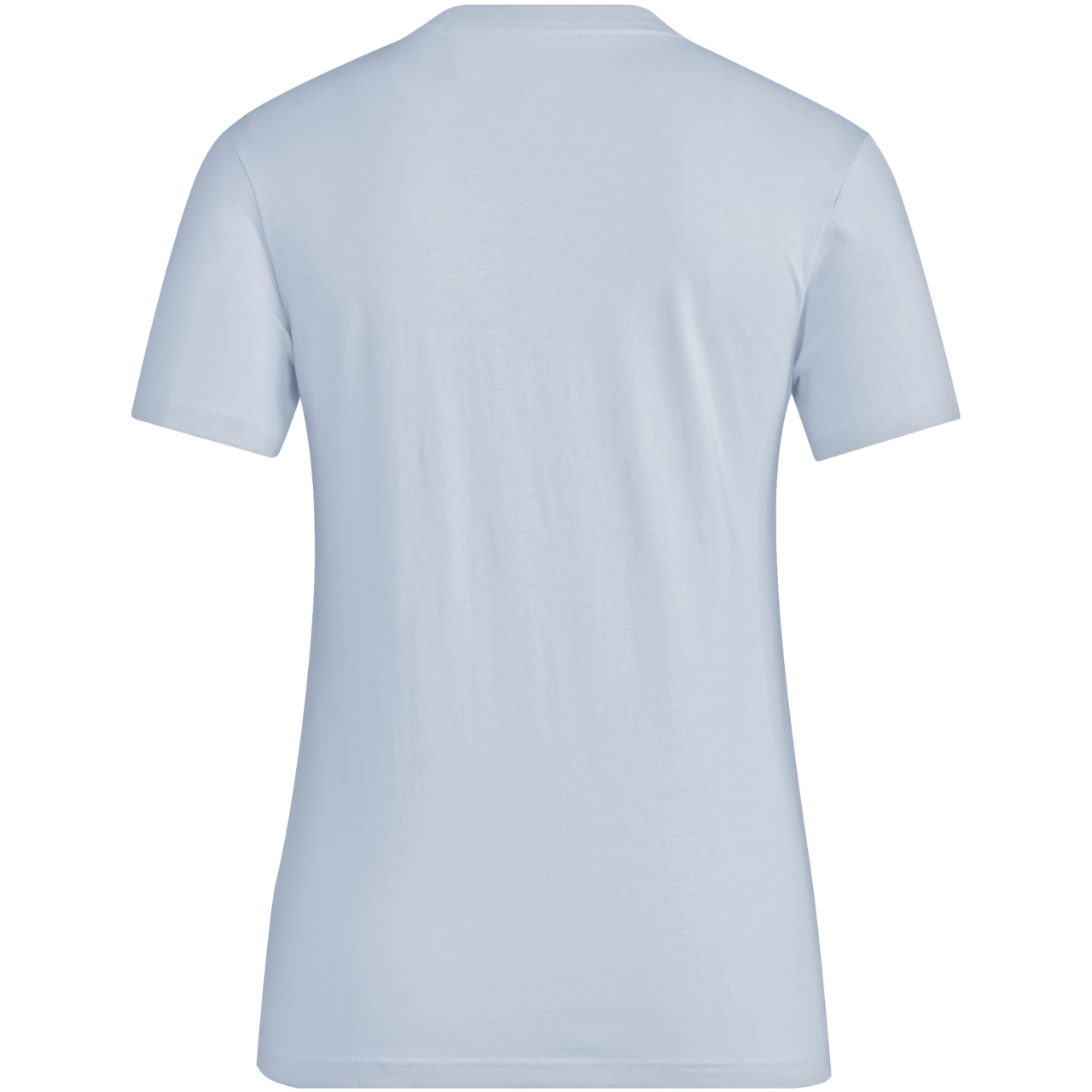 Koszulka damska adidas Loungewear Essentials Logo Tee niebieska – ujęcie 3