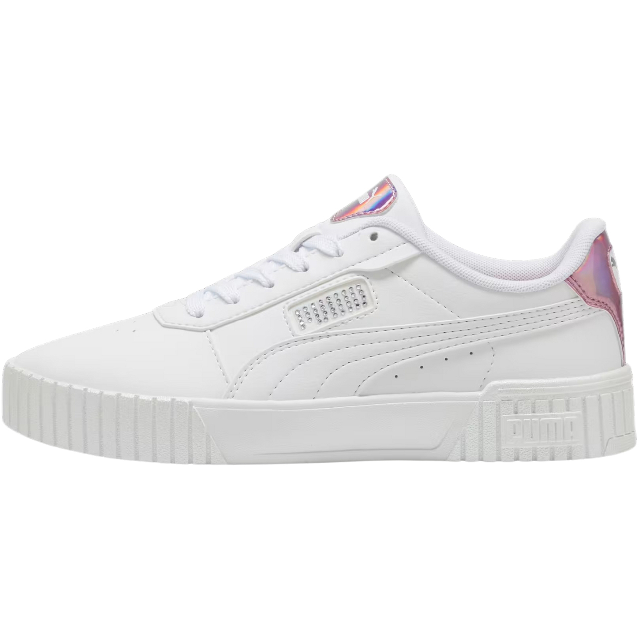 Buty damskie Puma Carina 2.0 GirlPower biało-różowe – ujęcie 5