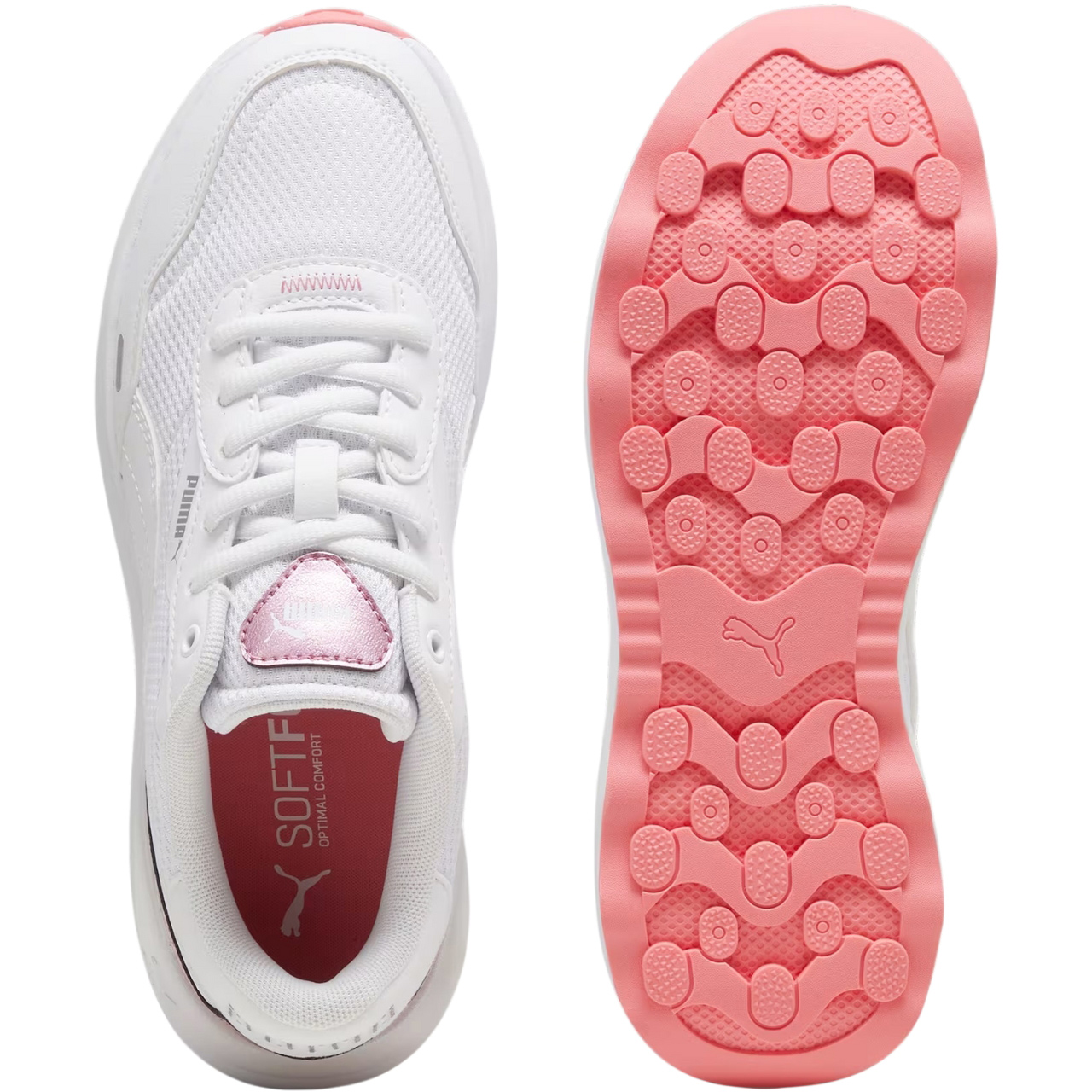Buty damskie Puma Runtamed Platform GirlPower biało-różowe – ujęcie 4