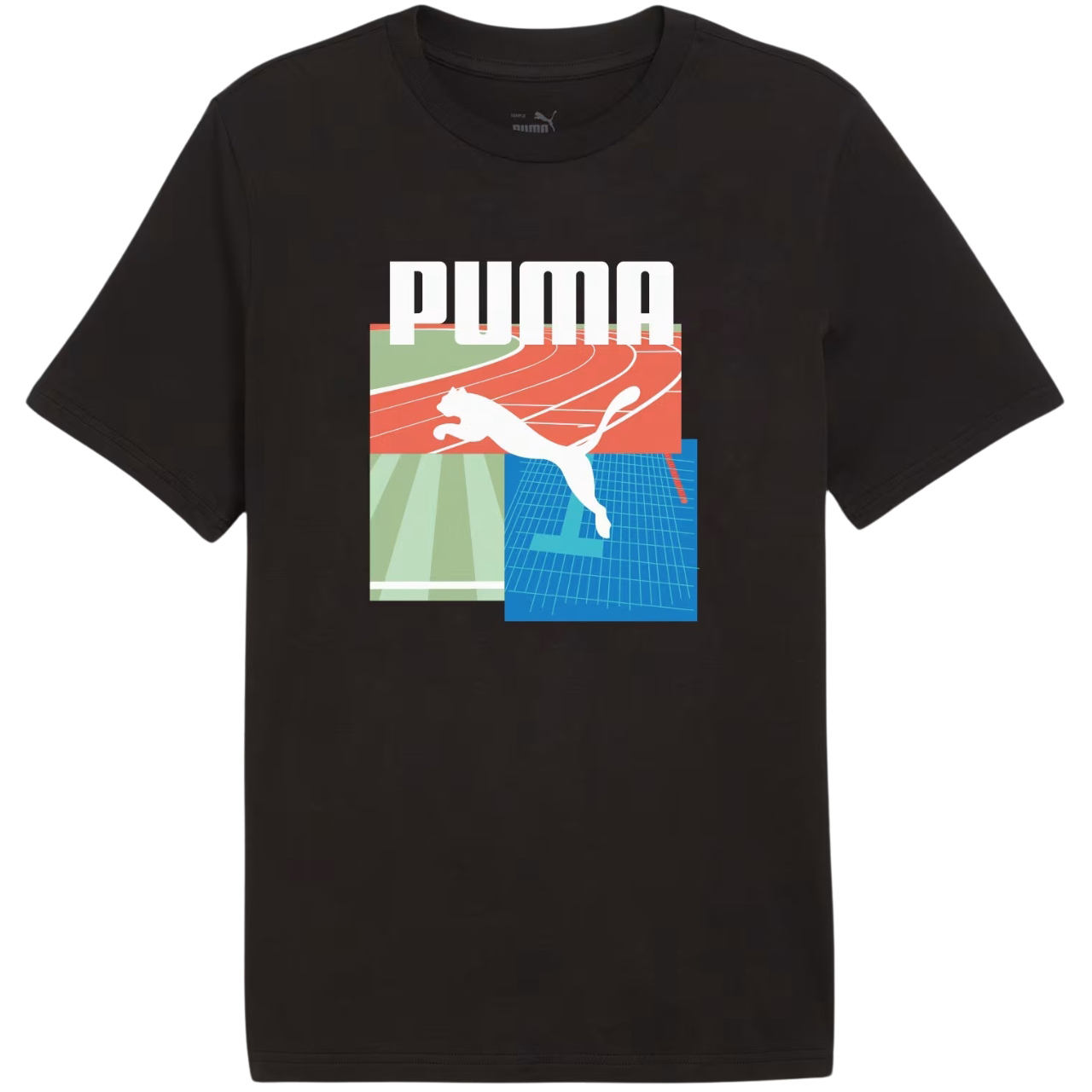 Koszulka męska Puma Graphics Summer Sports Tee II czarna