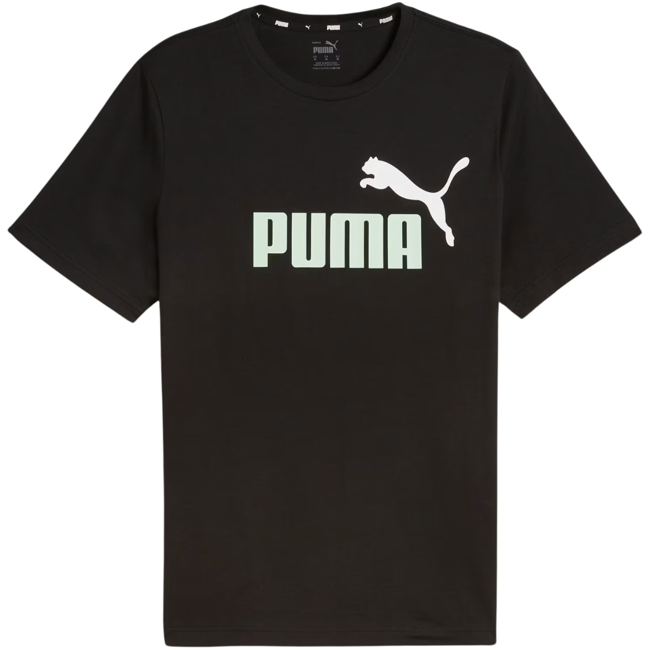 Koszulka męska Puma ESS+ 2 Col Logo Tee czarna