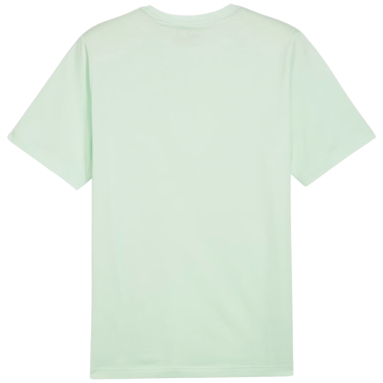 Koszulka męska Puma ESS+ 2 Col Logo Tee zielona – ujęcie 3