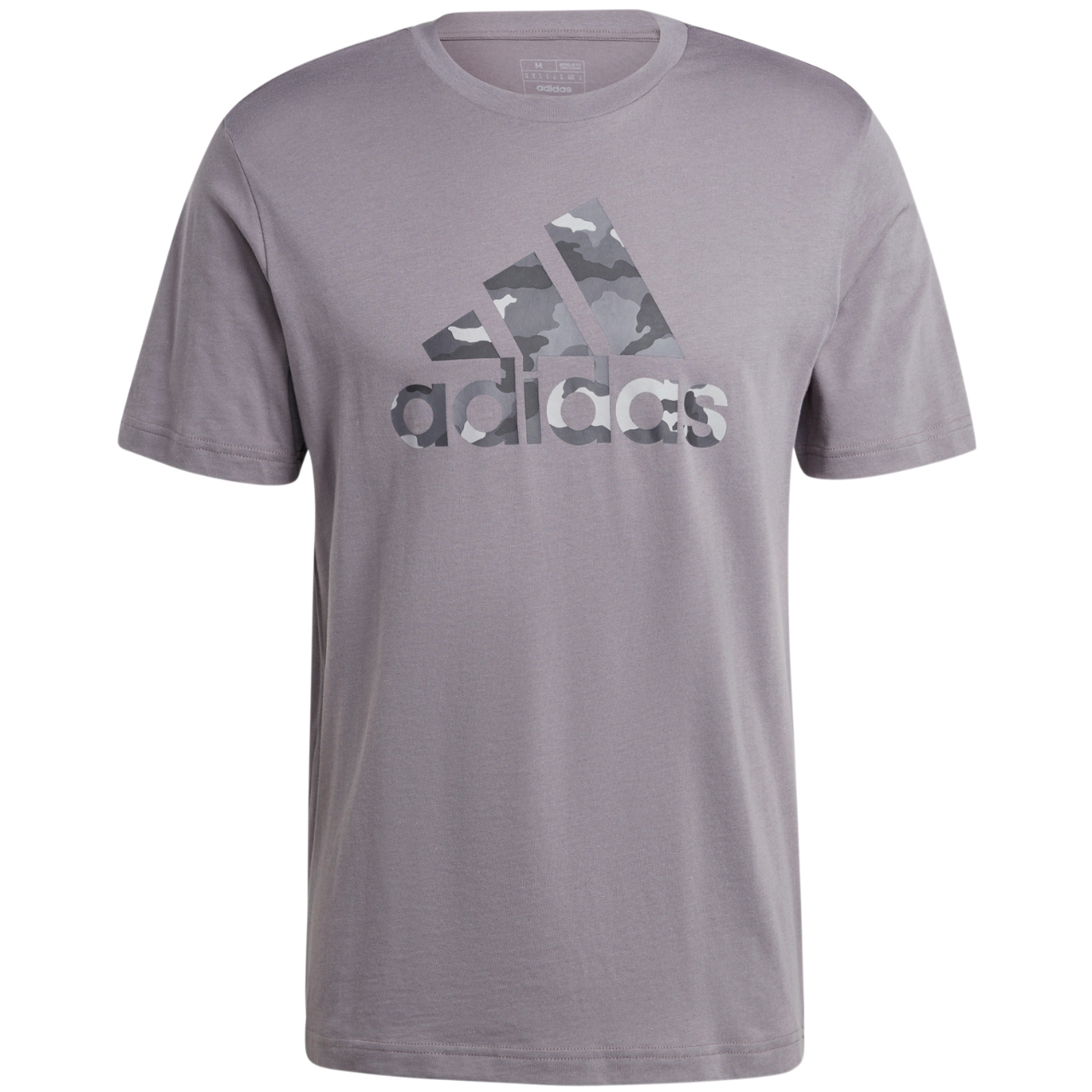 Koszulka męska adidas Camo Bos Graphic Tee szara – ujęcie 2