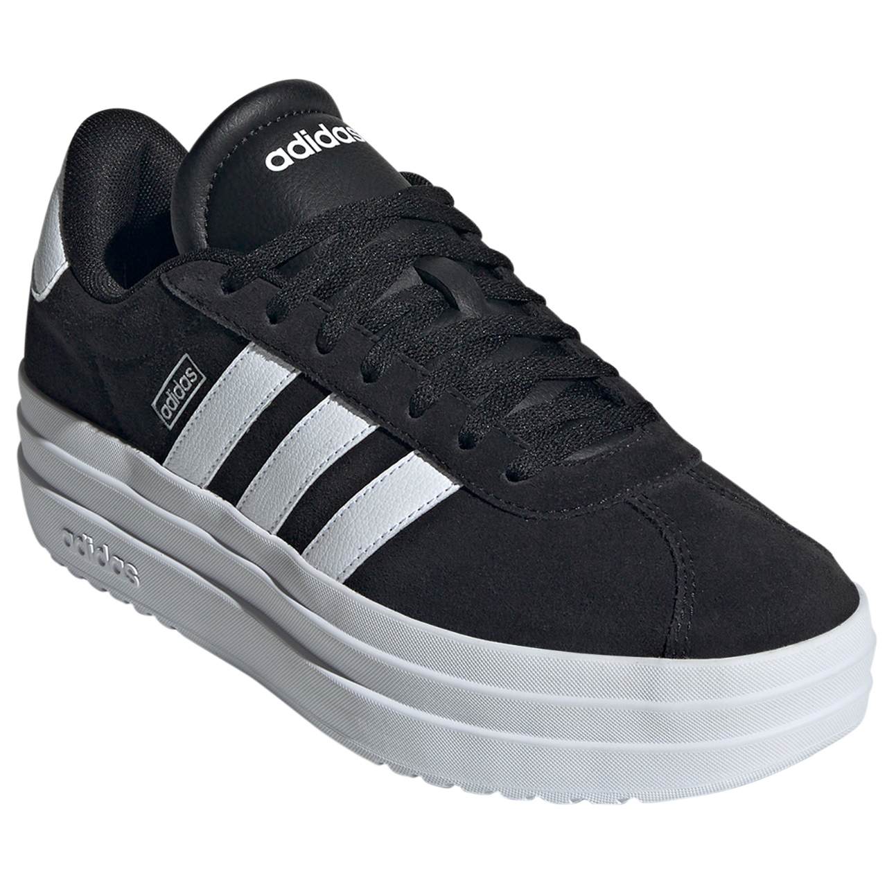 Buty damskie adidas VL Court Bold czarno-białe – ujęcie 2
