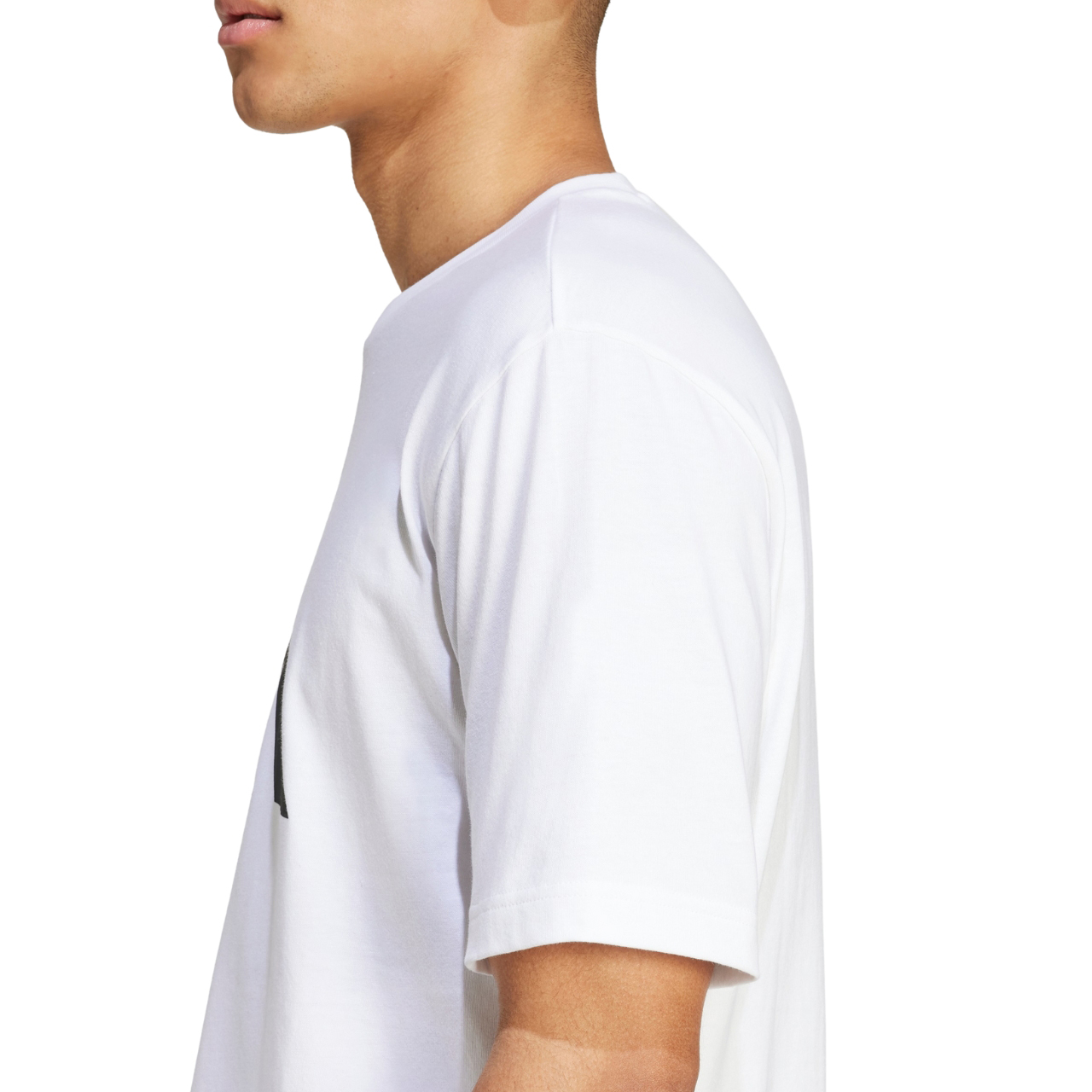 Koszulka męska adidas PWR 3 Graphic Tee biała – ujęcie 6