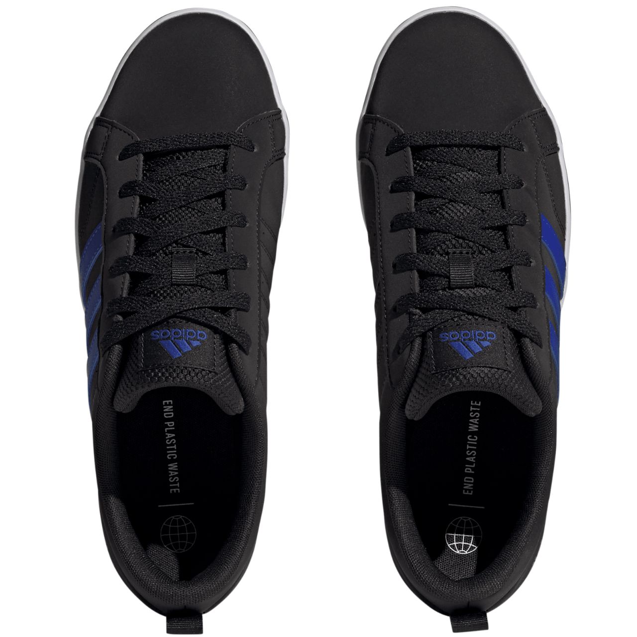 Buty męskie adidas VS Pace 2.0 Lifestyle Skateboarding czarno-niebieskie – ujęcie 3