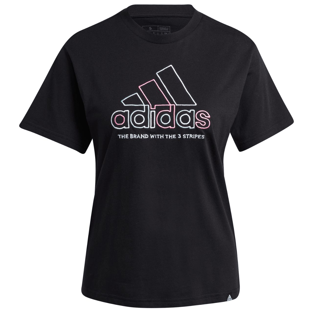 Koszulka damska adidas Xpress Logo czarna – ujęcie 3