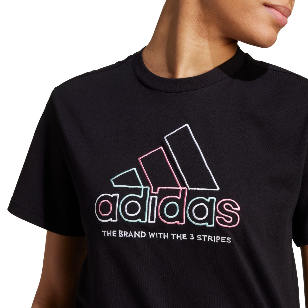 Koszulka damska adidas Xpress Logo czarna – ujęcie 5