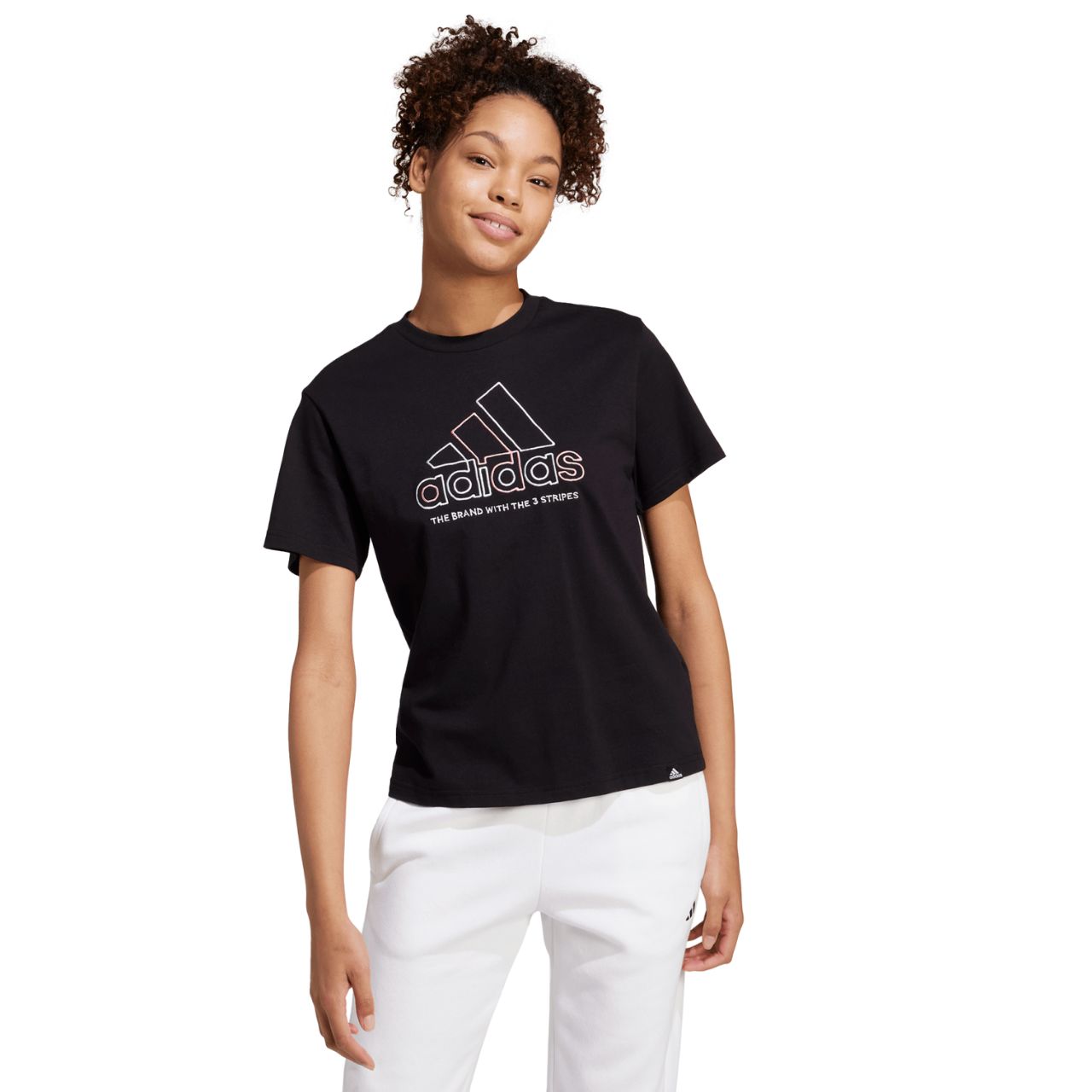 Koszulka damska adidas Xpress Logo czarna