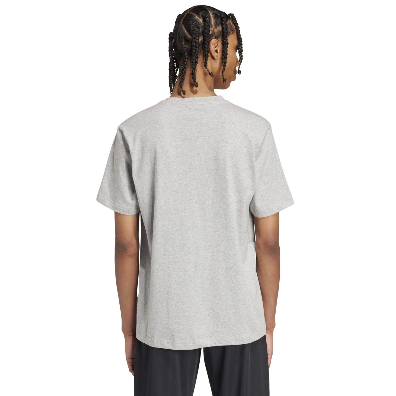 Koszulka męska adidas Modern Essentials Graphic szara – ujęcie 2