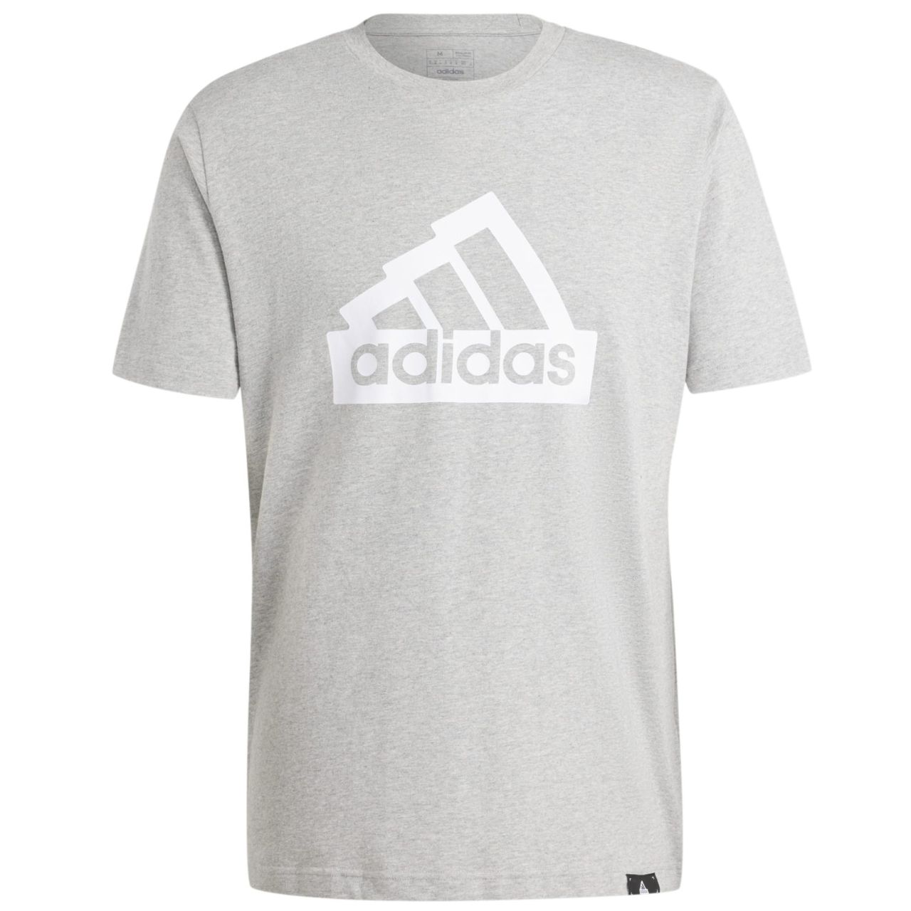 Koszulka męska adidas Modern Essentials Graphic szara – ujęcie 4