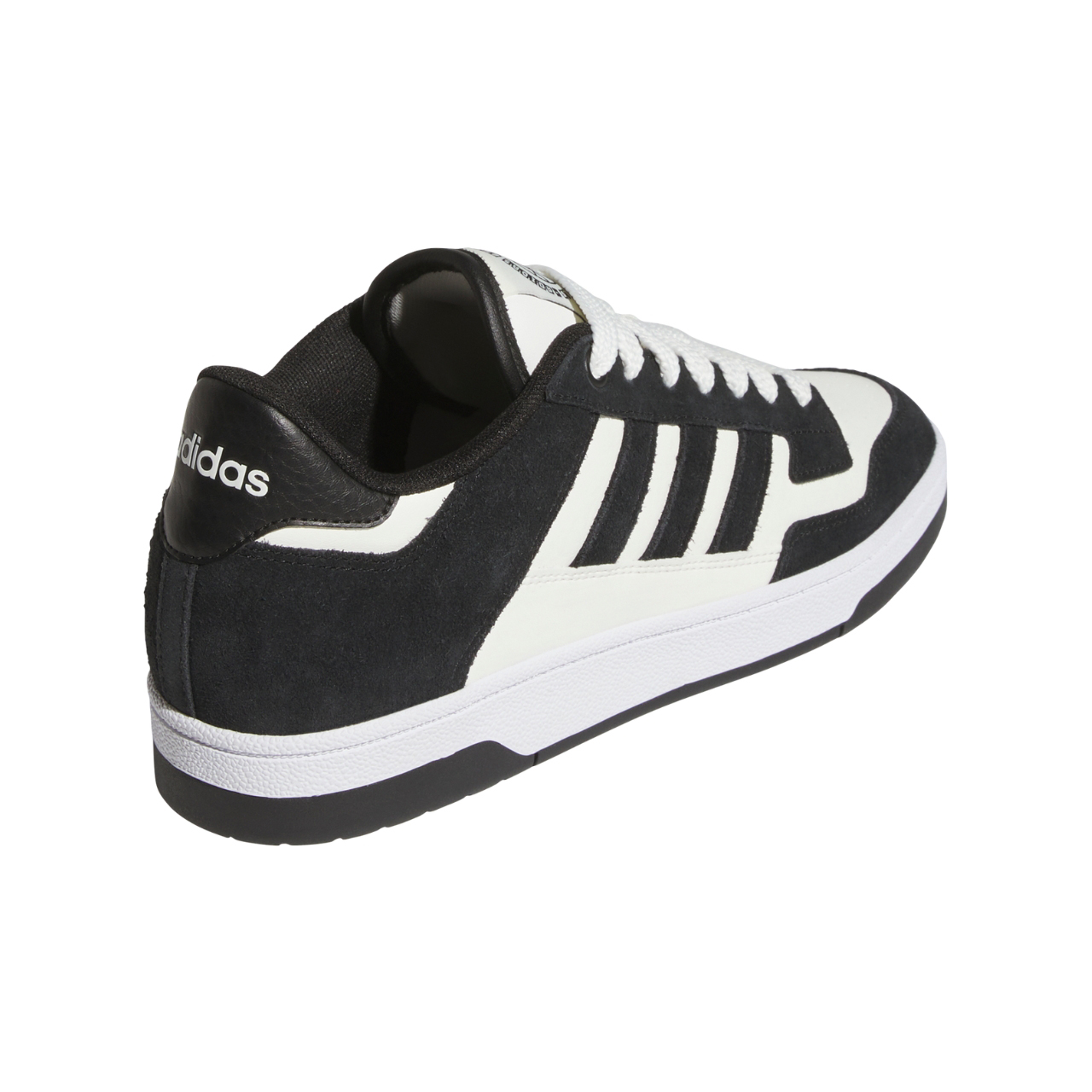 Buty męskie adidas Rapid Court Low biało-czarne – ujęcie 3