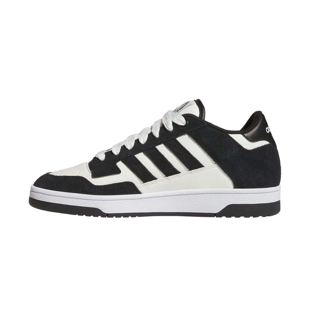 Buty męskie adidas Rapid Court Low biało-czarne – ujęcie 5