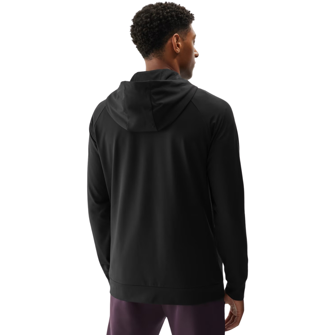 Bluza męska 4F M403 głęboka czerń 4FWAW24TFSWM403 – ujęcie 3