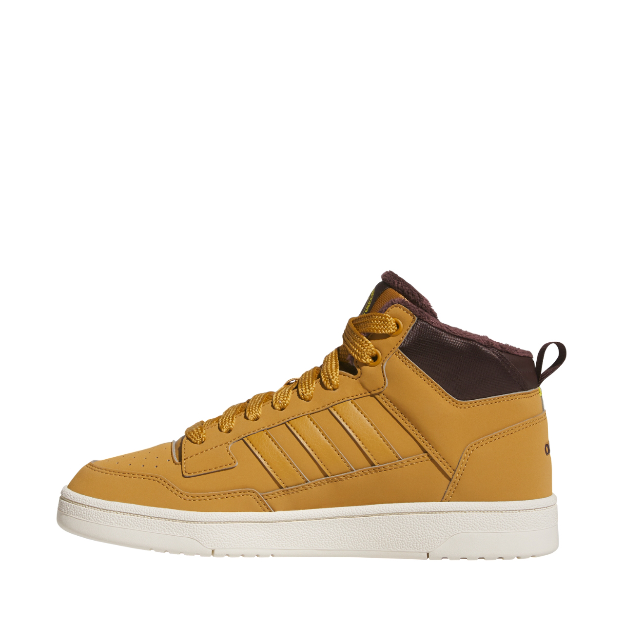 Buty męskie adidas Rapid Court Mid Winterized brązowe – ujęcie 5