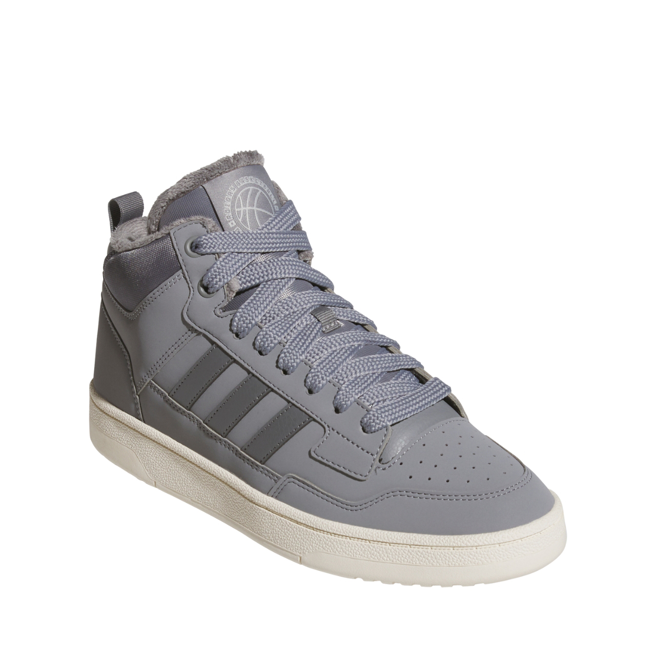 Buty męskie adidas Rapid Court Mid Winterized szare – ujęcie 2