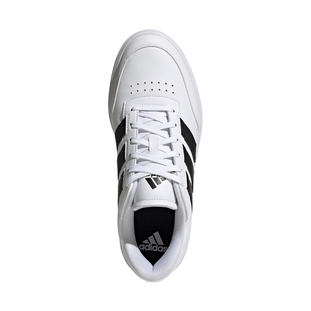 Buty męskie adidas Courtblock biało-czarne – ujęcie 4