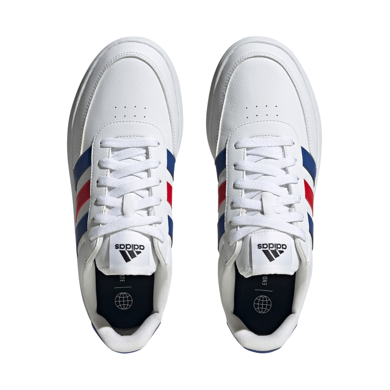 Buty męskie adidas Breaknet 2.0 biało-niebieskie – ujęcie 4