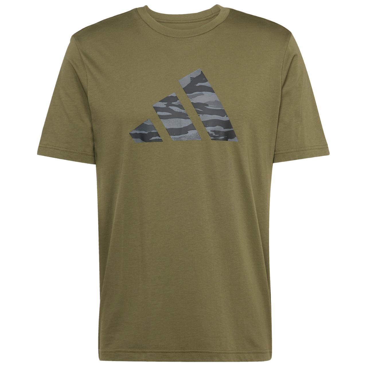 Koszulka męska adidas Codes Camo Graphic zielona – ujęcie 2
