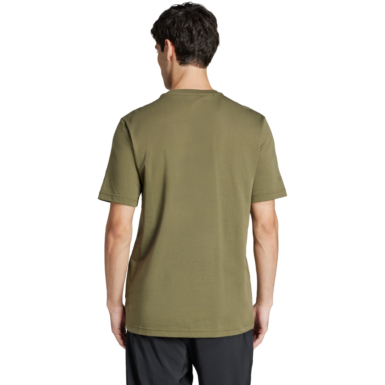 Koszulka męska adidas Codes Camo Graphic zielona – ujęcie 3