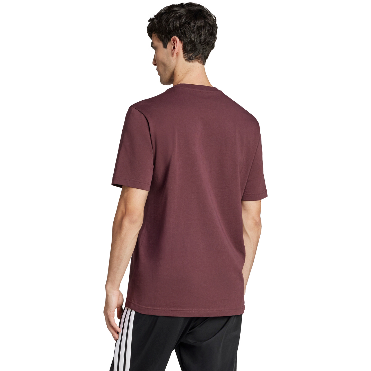 Koszulka męska adidas Codes Camo Graphic granatowa – ujęcie 3