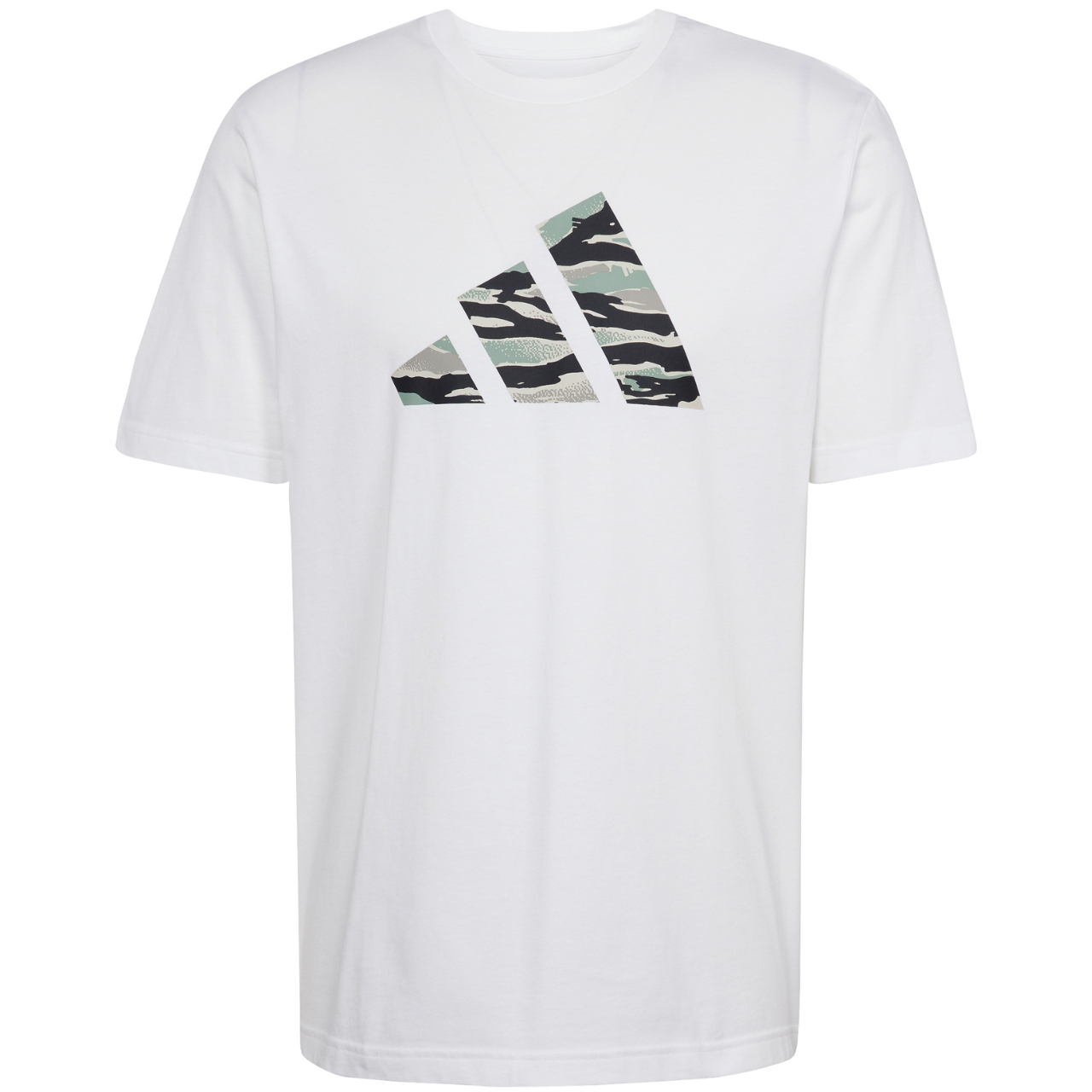 Koszulka męska adidas Codes Camo Graphic biała – ujęcie 2