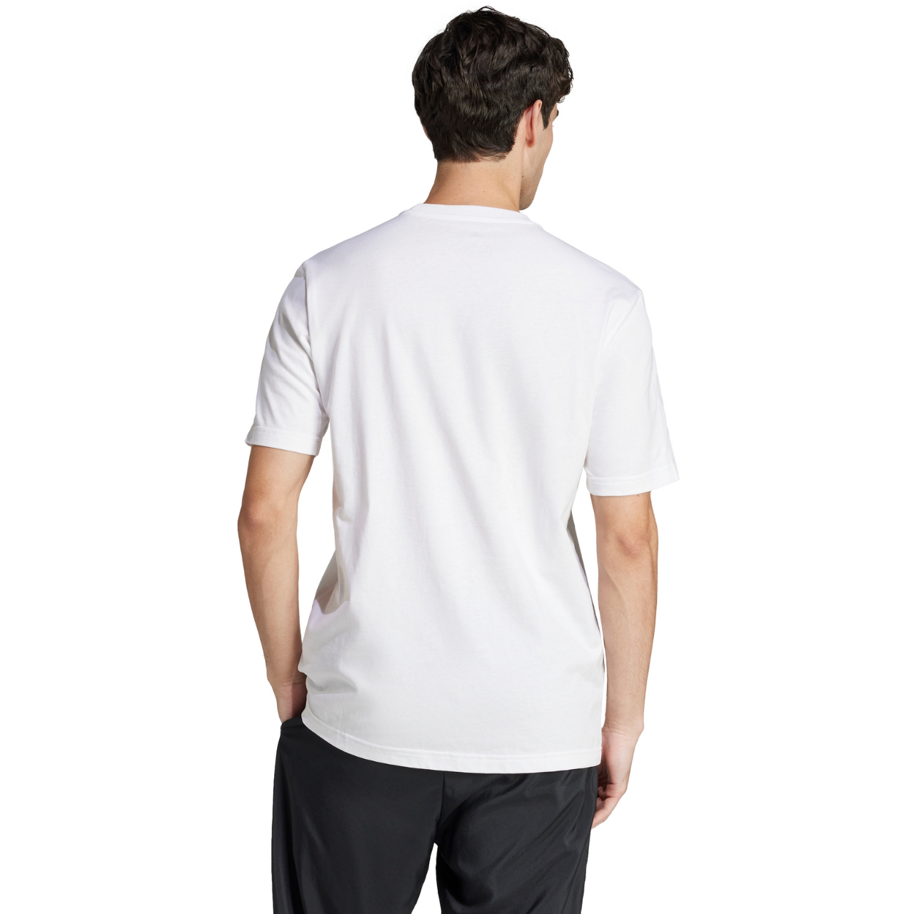 Koszulka męska adidas Codes Camo Graphic biała – ujęcie 3