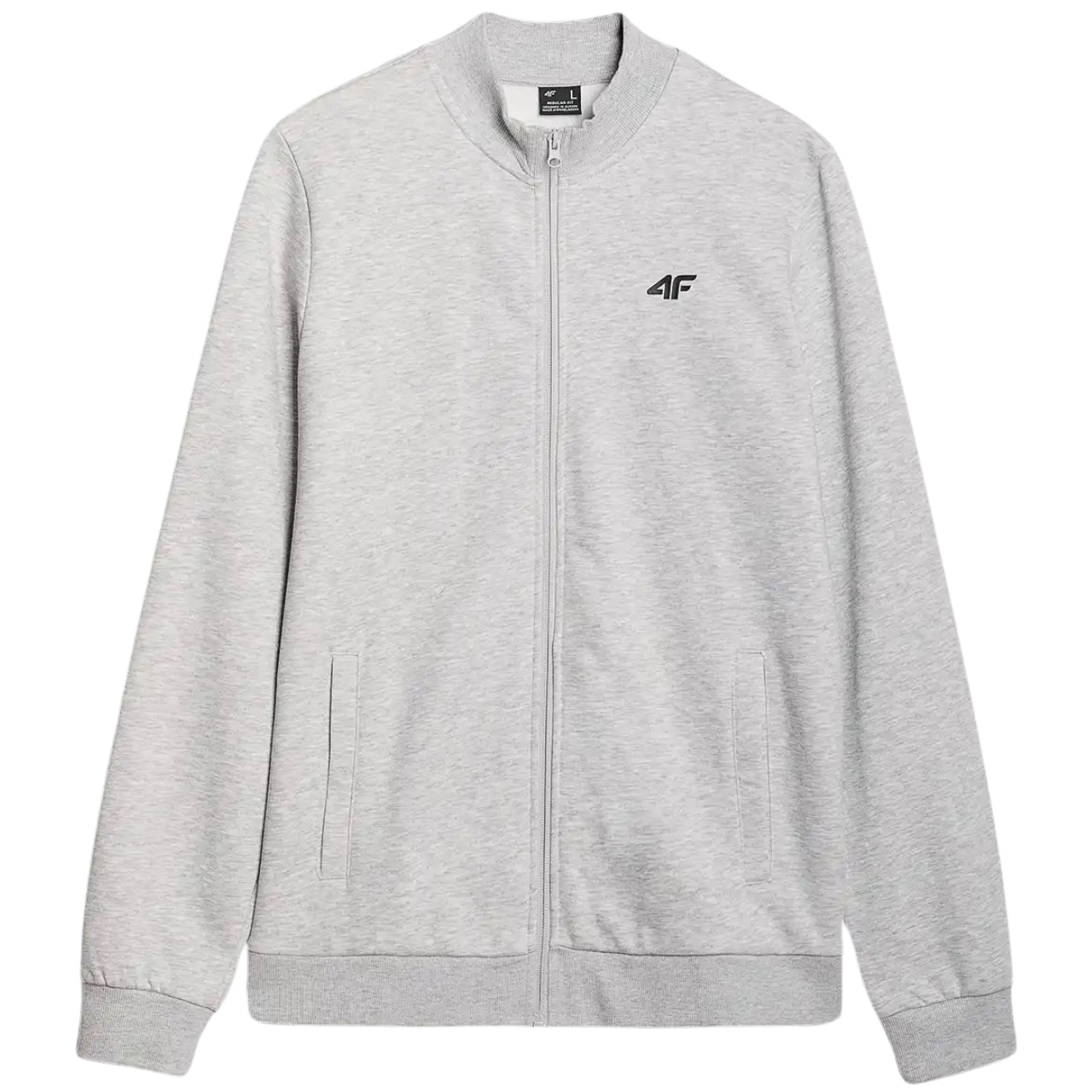 Bluza męska 4F M1463 chłodny jasny szary melanż 4FWMM00TSWSM1463 – ujęcie 2