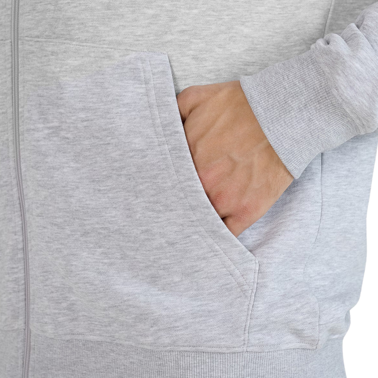 Bluza męska 4F M1768 chłodny jasny szary melanż 4FWMM00TSWSM1768 – ujęcie 5