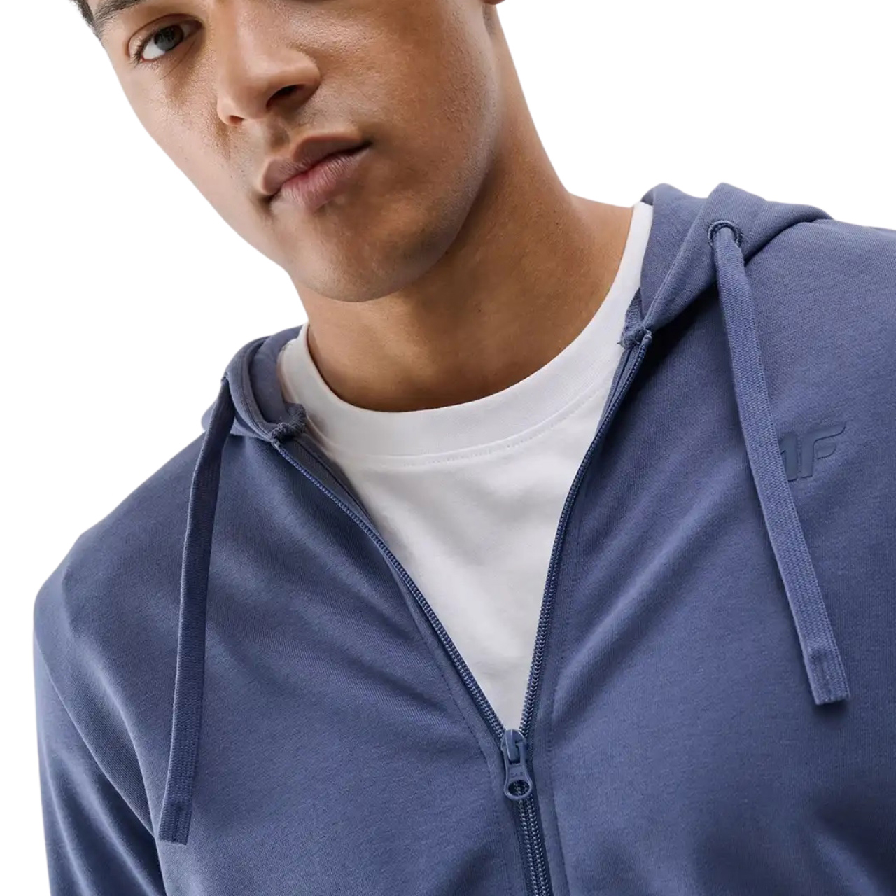 Bluza męska 4F M1768 niebieska 4FWMM00TSWSM1768 – ujęcie 3