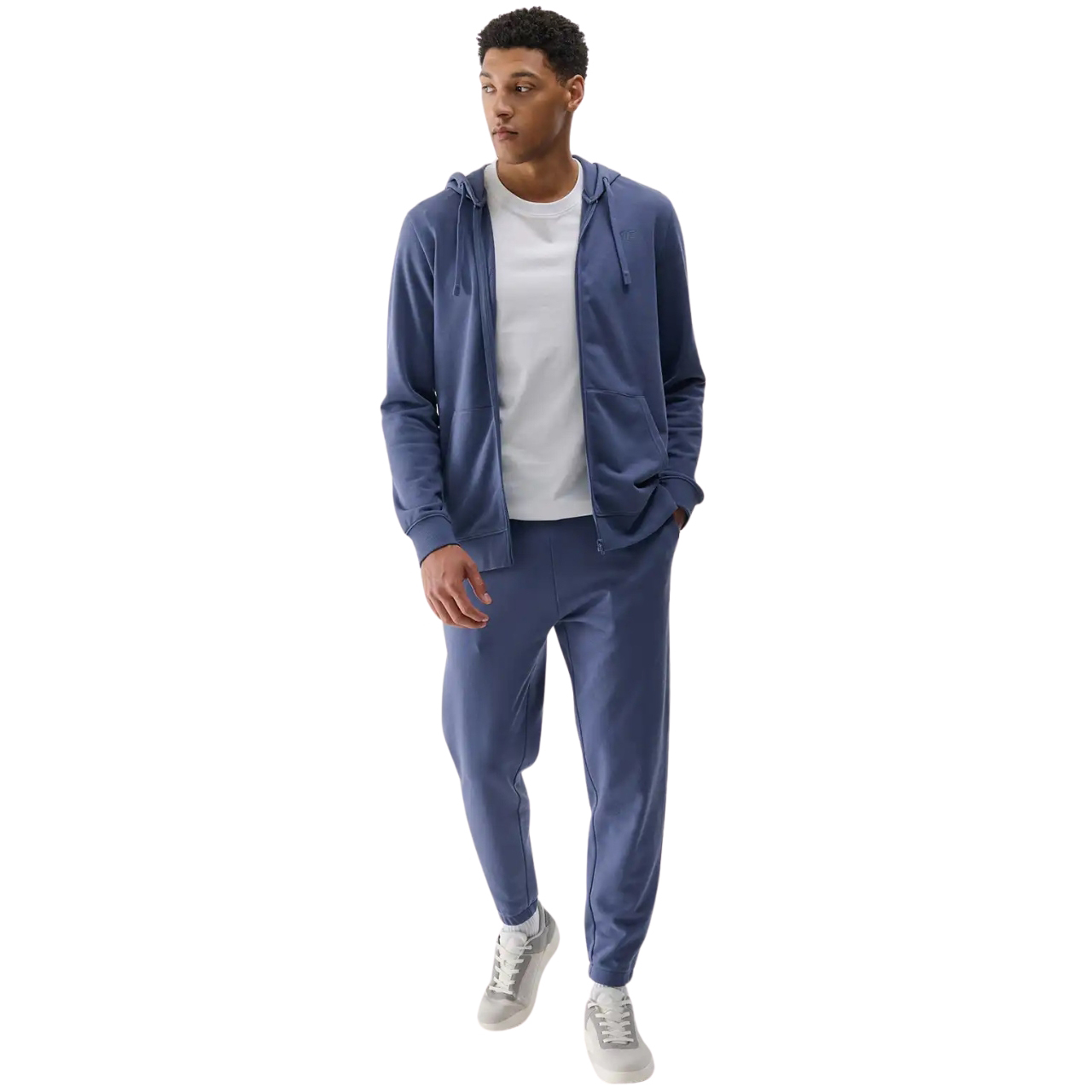 Bluza męska 4F M1768 niebieska 4FWMM00TSWSM1768 – ujęcie 5