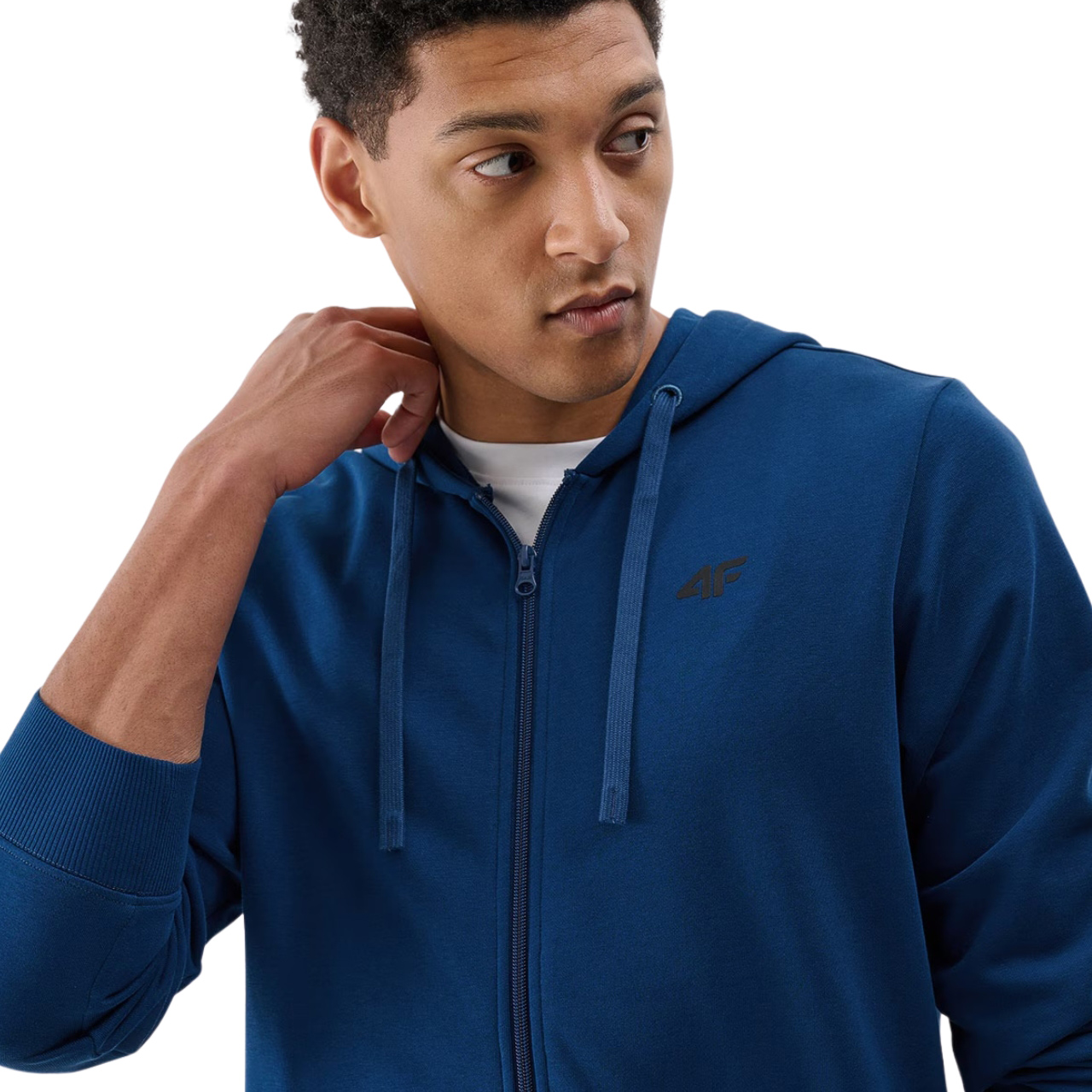 Bluza męska 4F M1768 morska zieleń 4FWMM00TSWSM1768 – ujęcie 3