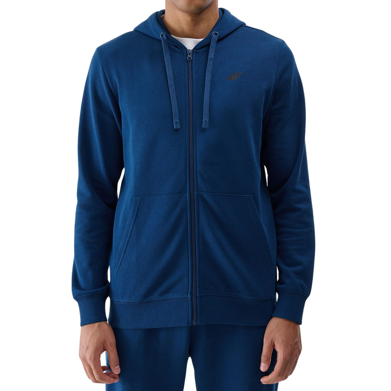 Bluza męska 4F M1768 morska zieleń 4FWMM00TSWSM1768 – ujęcie 4