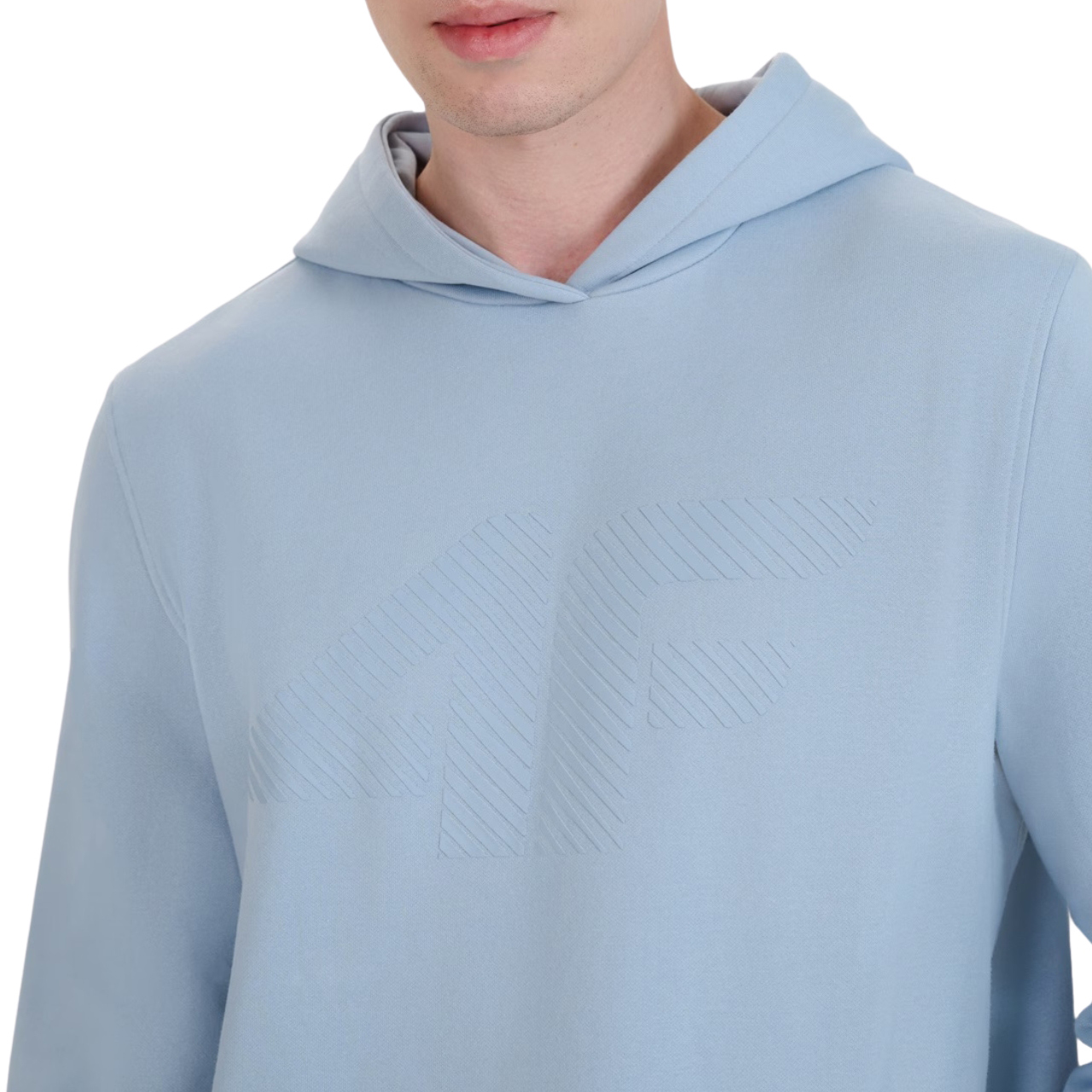 Bluza męska 4F M1621 jasny niebieski 4FWSS25TSWSM1621 – ujęcie 4