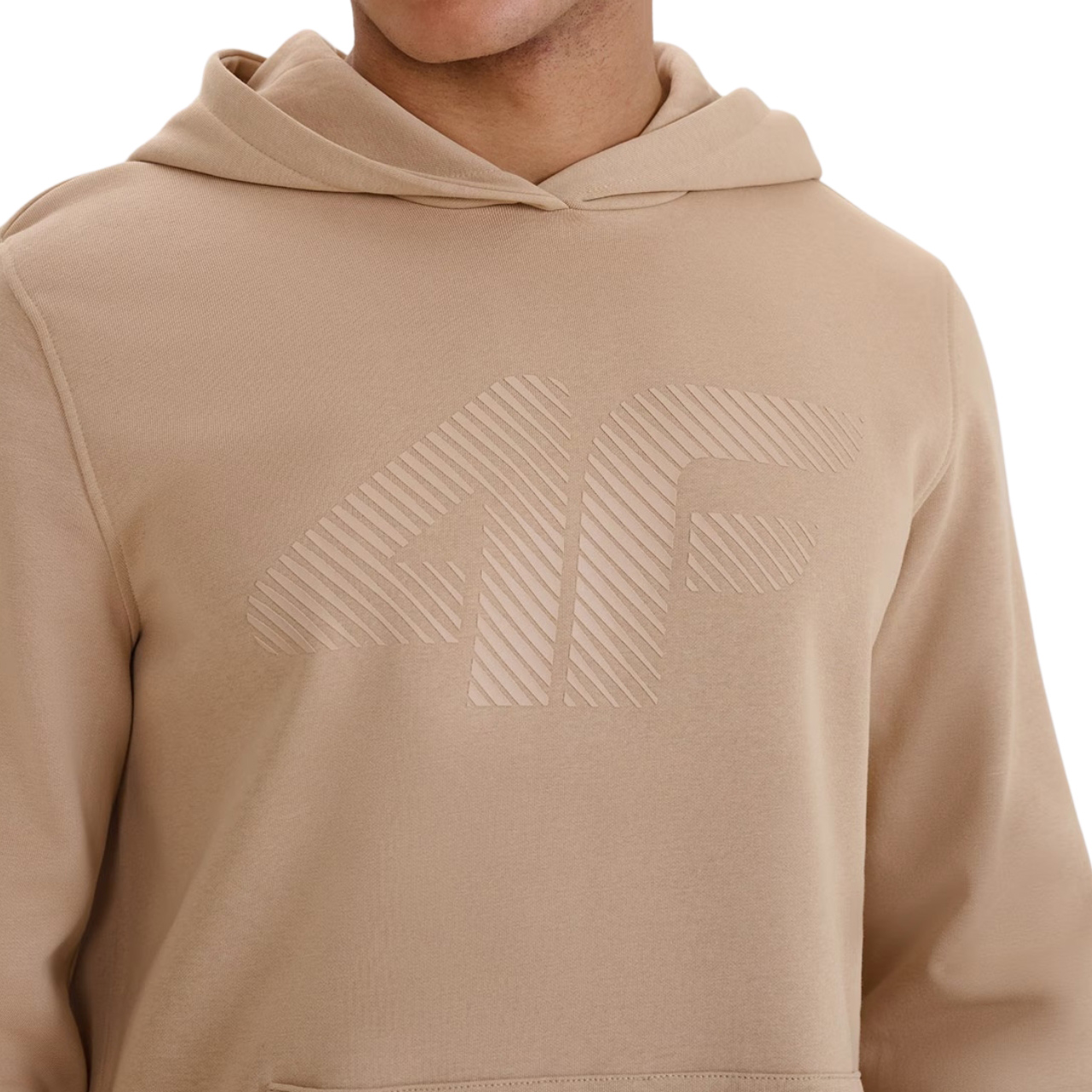 Bluza męska 4F M1621 beżowa 4FWSS25TSWSM1621 – ujęcie 4