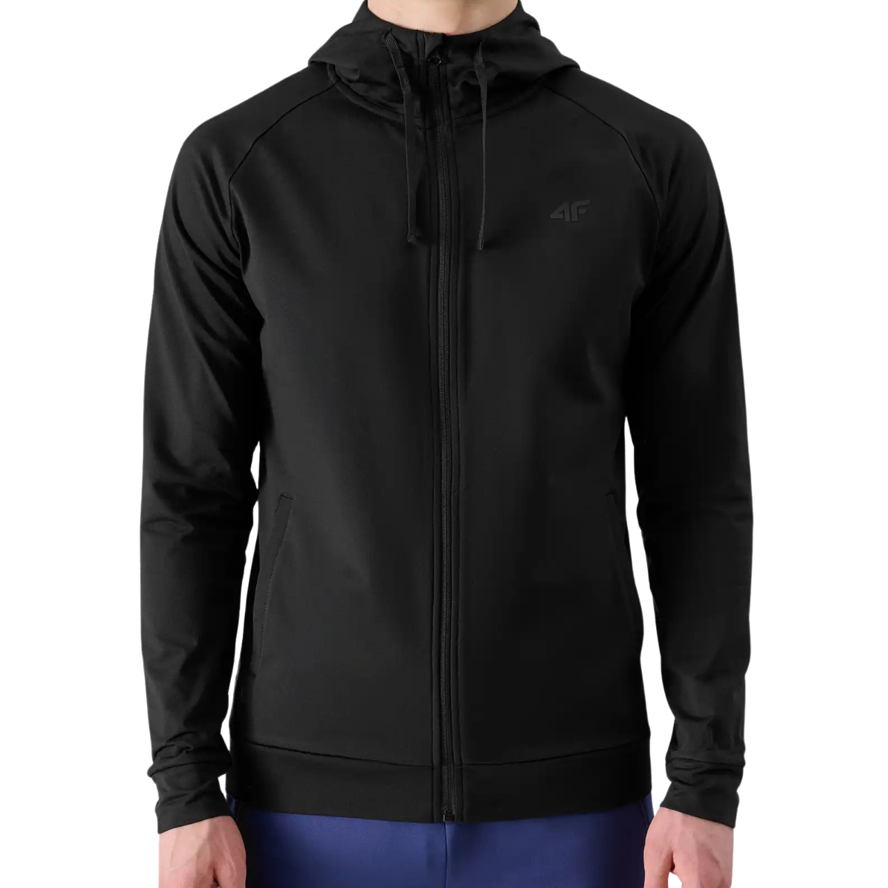 Bluza męska 4F FNK M512 głęboka czerń 4FWSS25TFSWM512 – ujęcie 2