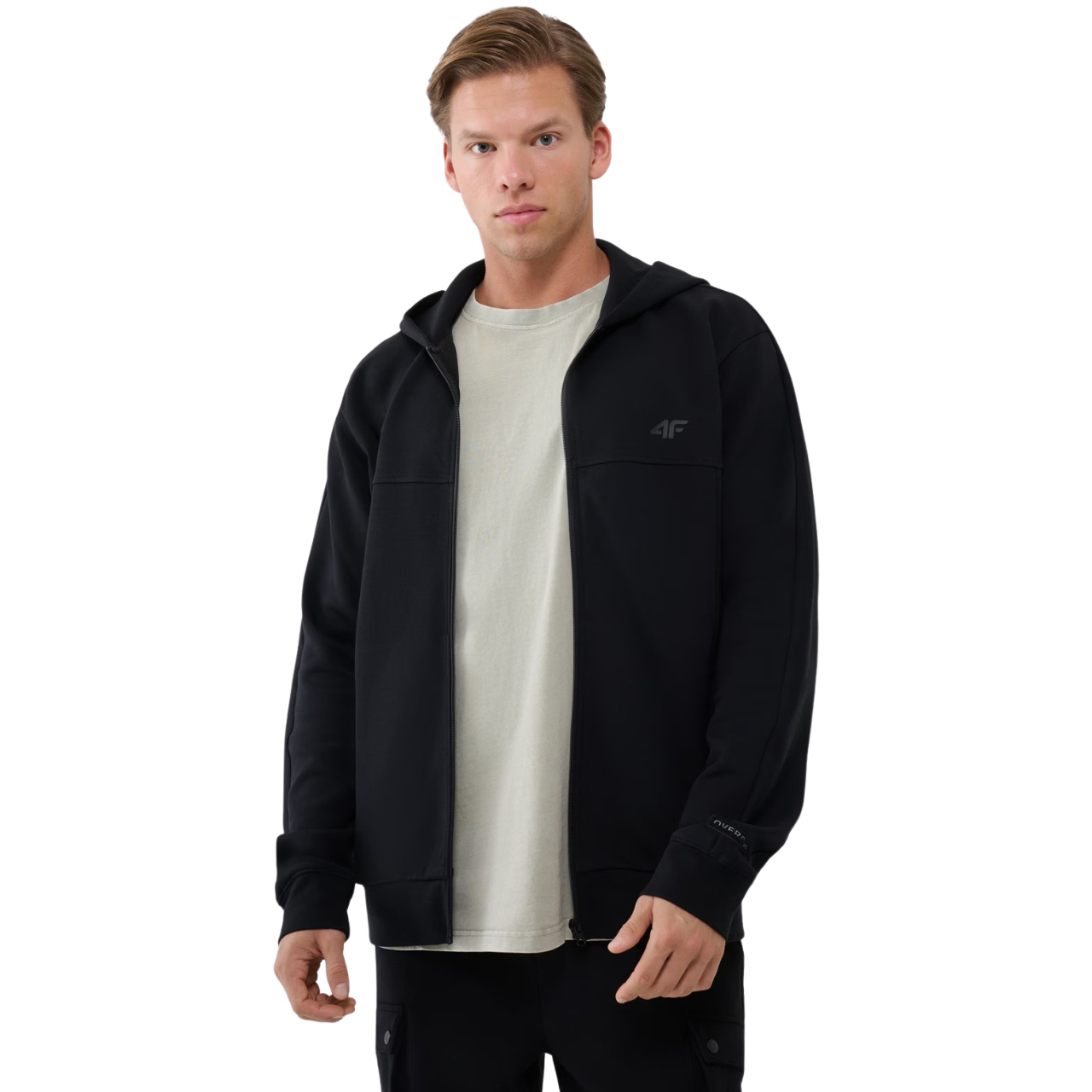 Bluza męska 4F M1537 głęboka czerń 4FWSS25TSWSM1537 – ujęcie 5