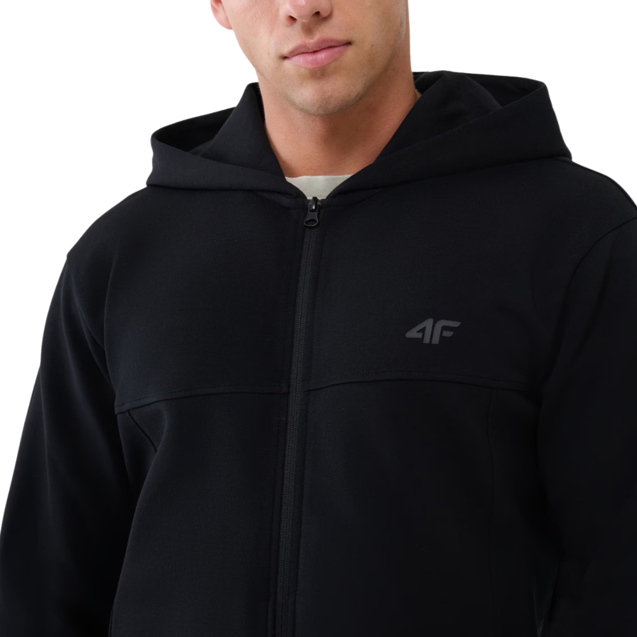 Bluza męska 4F M1537 głęboka czerń 4FWSS25TSWSM1537 – ujęcie 6